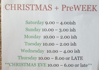 We are wrapping up this year in style with a great pre Christmas shopping experience.

For the week leading up to Christmas we will be open every day with special buys in store!

We will be open from Saturday right up to late night Christmas Eve!

Leave the stress outside and pop in for some Christmas Jolly!

#shoplocalthischristmas #dungog #countrystore #inspiredbydesign #somethingspecial #unusualgifts